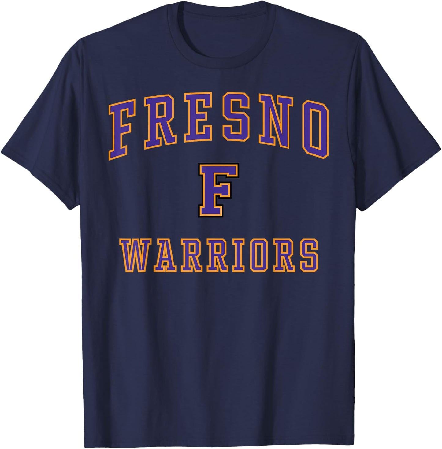 Fresno High School Warriors C1 T-Shirt - T-Shirt | Navy