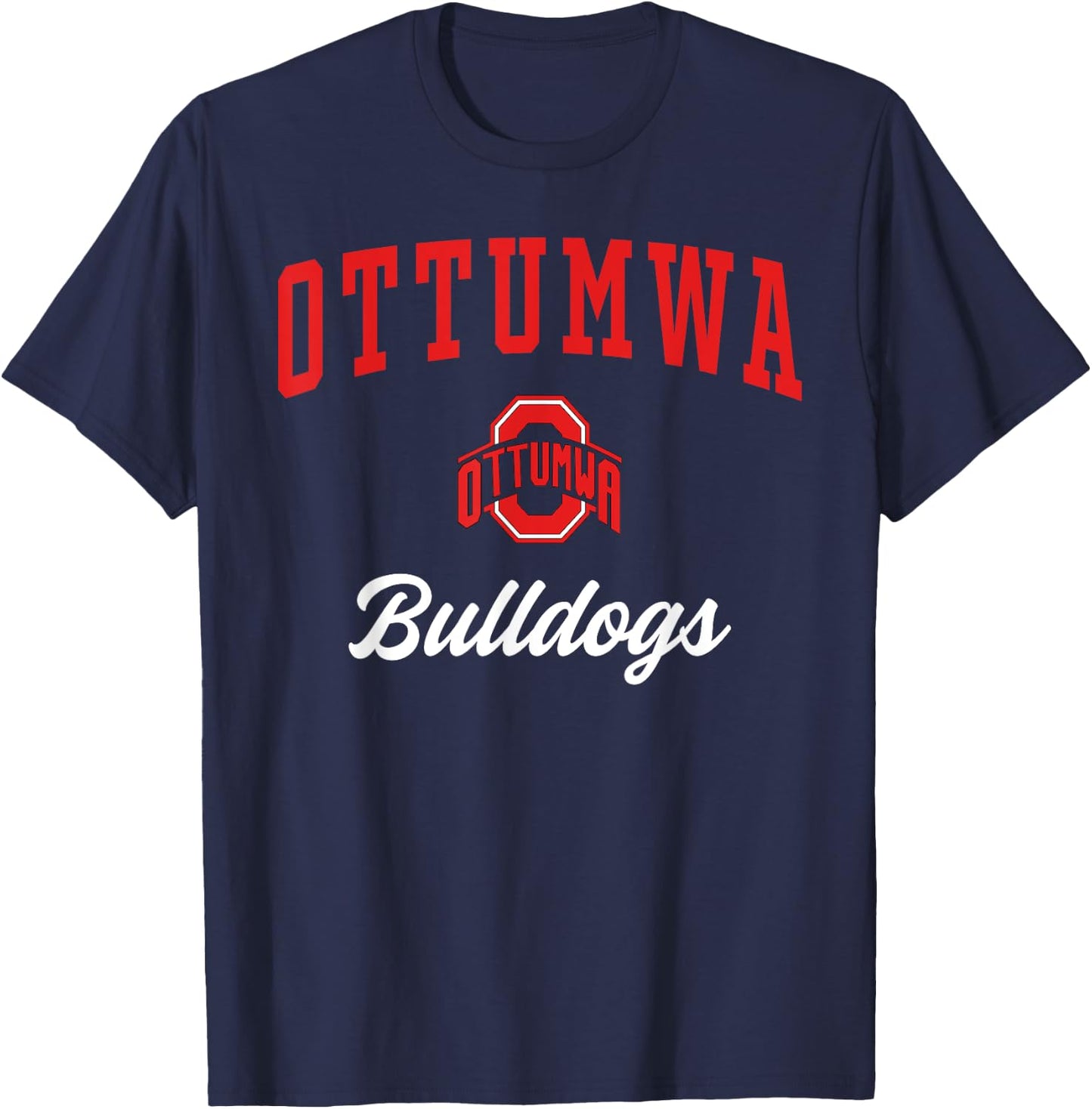 Ottumwa High School Bulldogs T-Shirt - T-Shirt | Navy