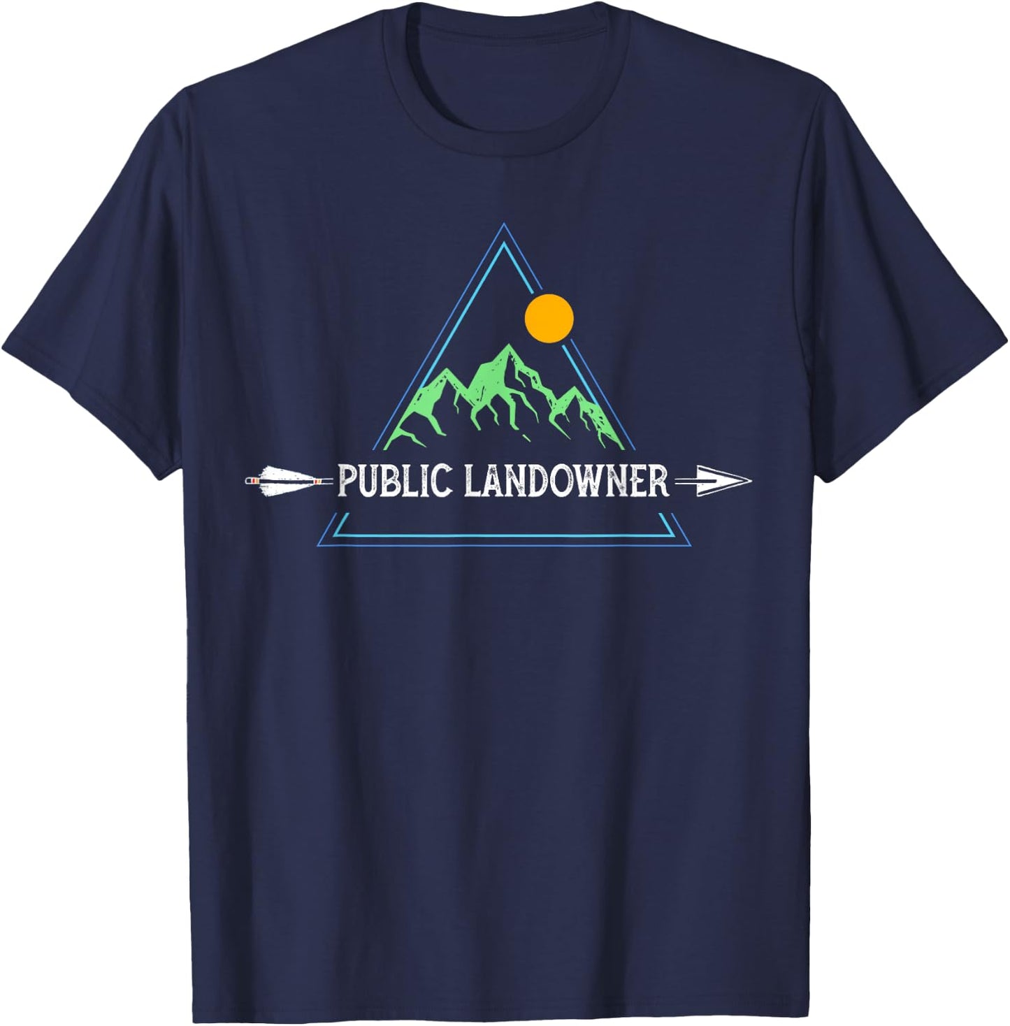 Public Land Owner Gift Conservation T-Shirt - T-Shirt | Navy