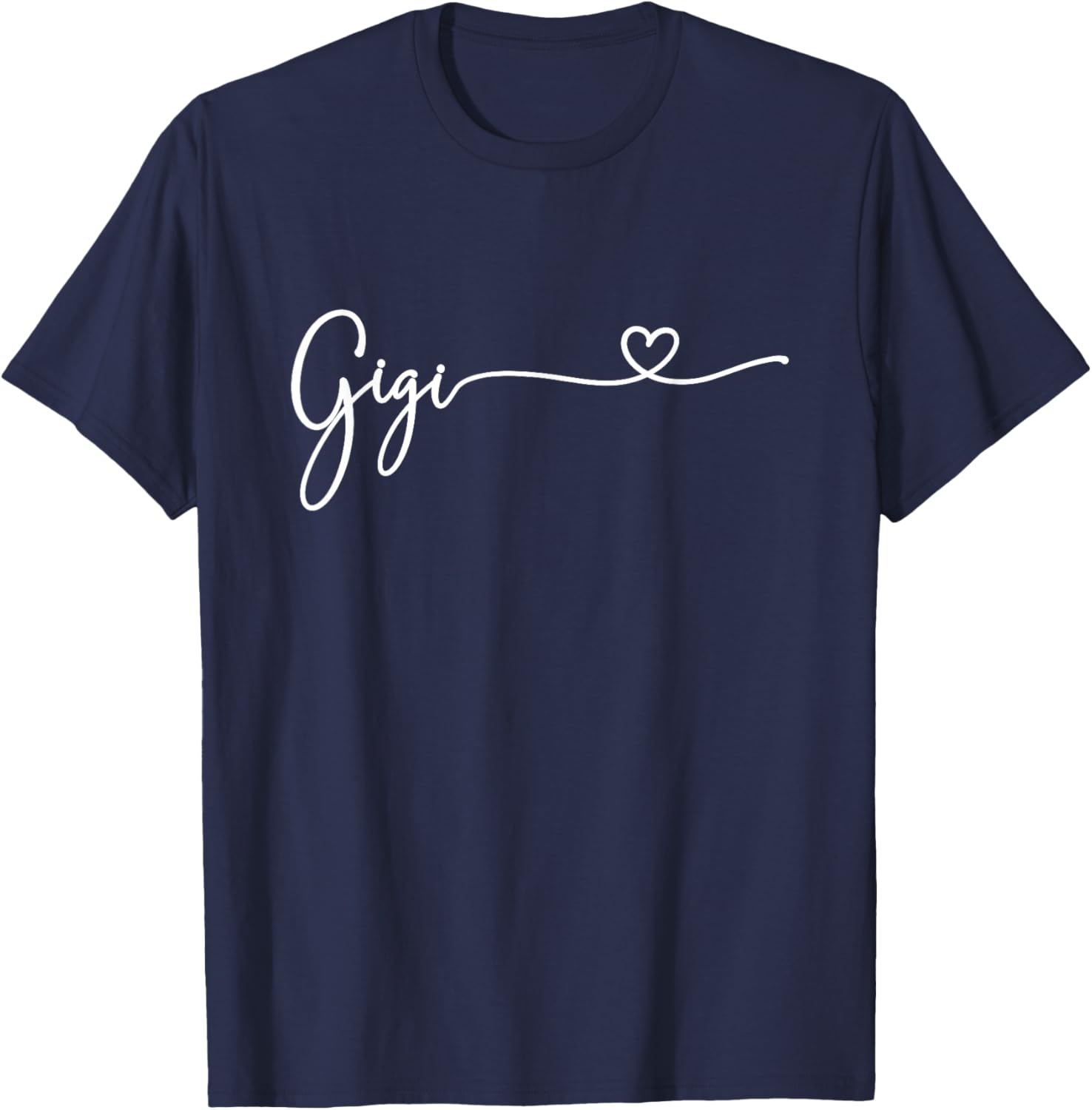 Gigi For Grandma Women Christmas Mother's Day Grandkids T-Shirt - T-Shirt | Navy