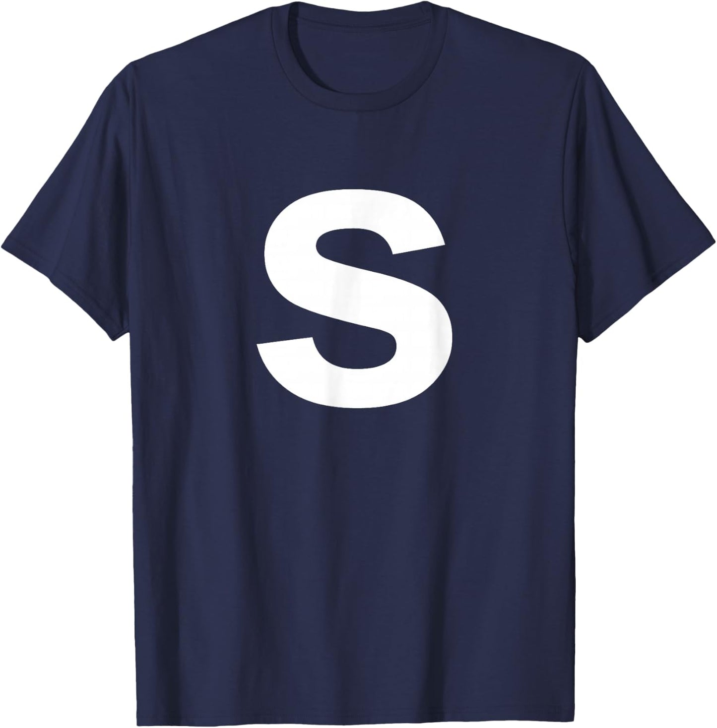 Letter S Shirt Lower Case Alphabet T-Shirt - T-Shirt | Navy