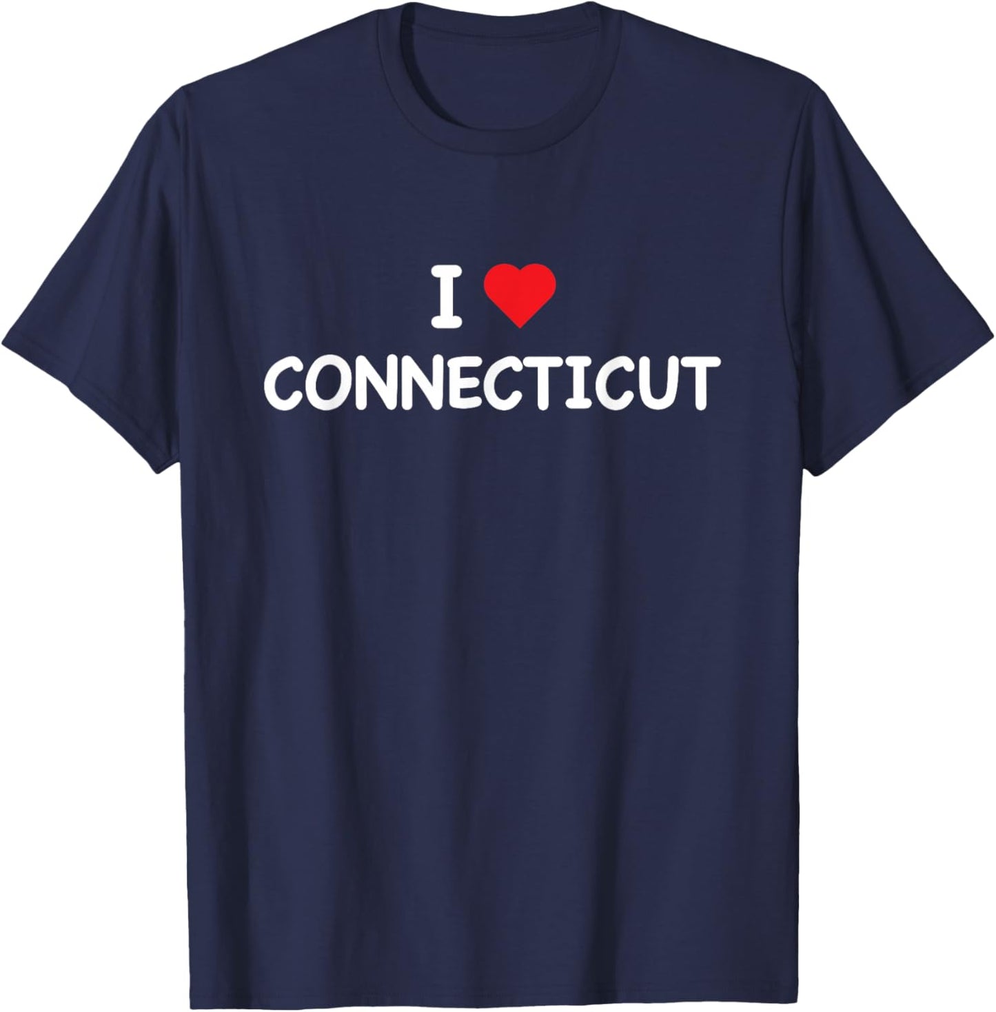 Connecticut - I Love Connecticut - Classic T-Shirt - T-Shirt | Navy