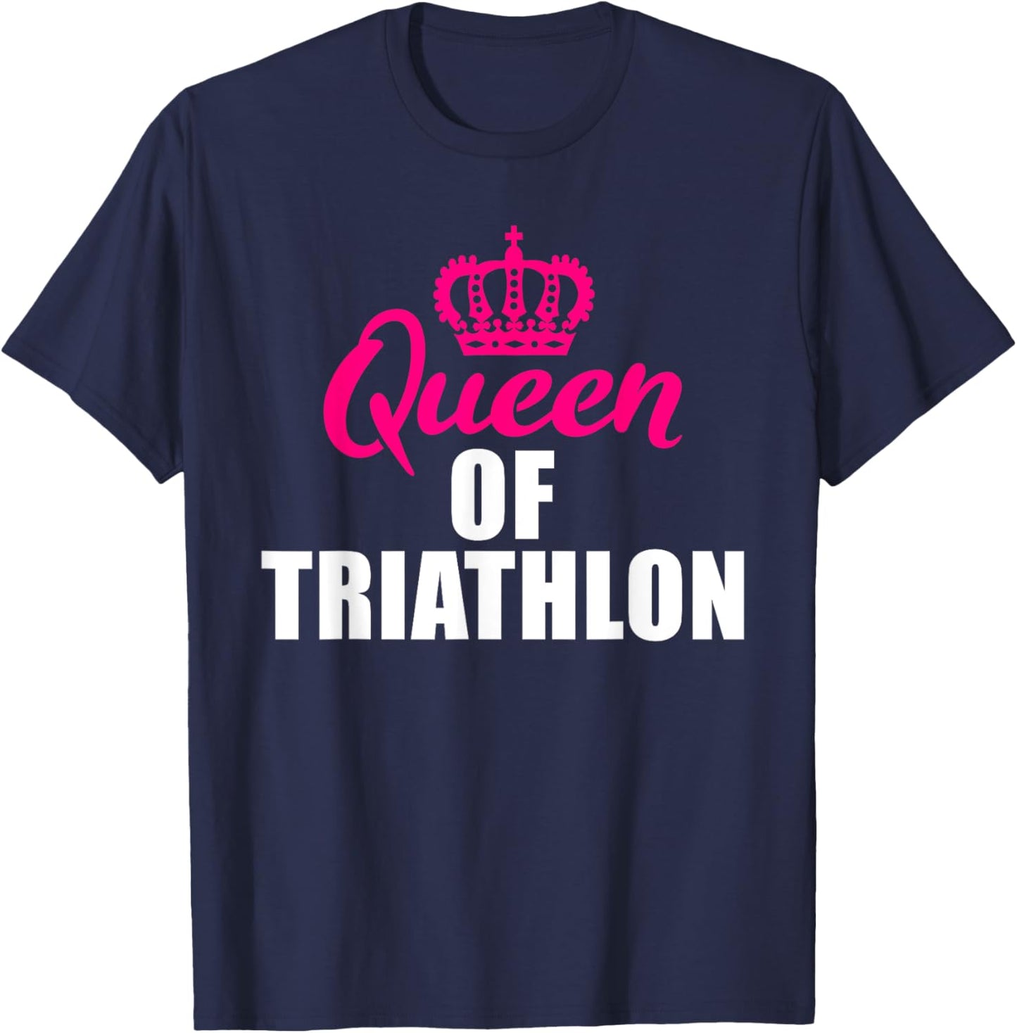 Queen of Triathlon T-Shirt - T-Shirt | Navy