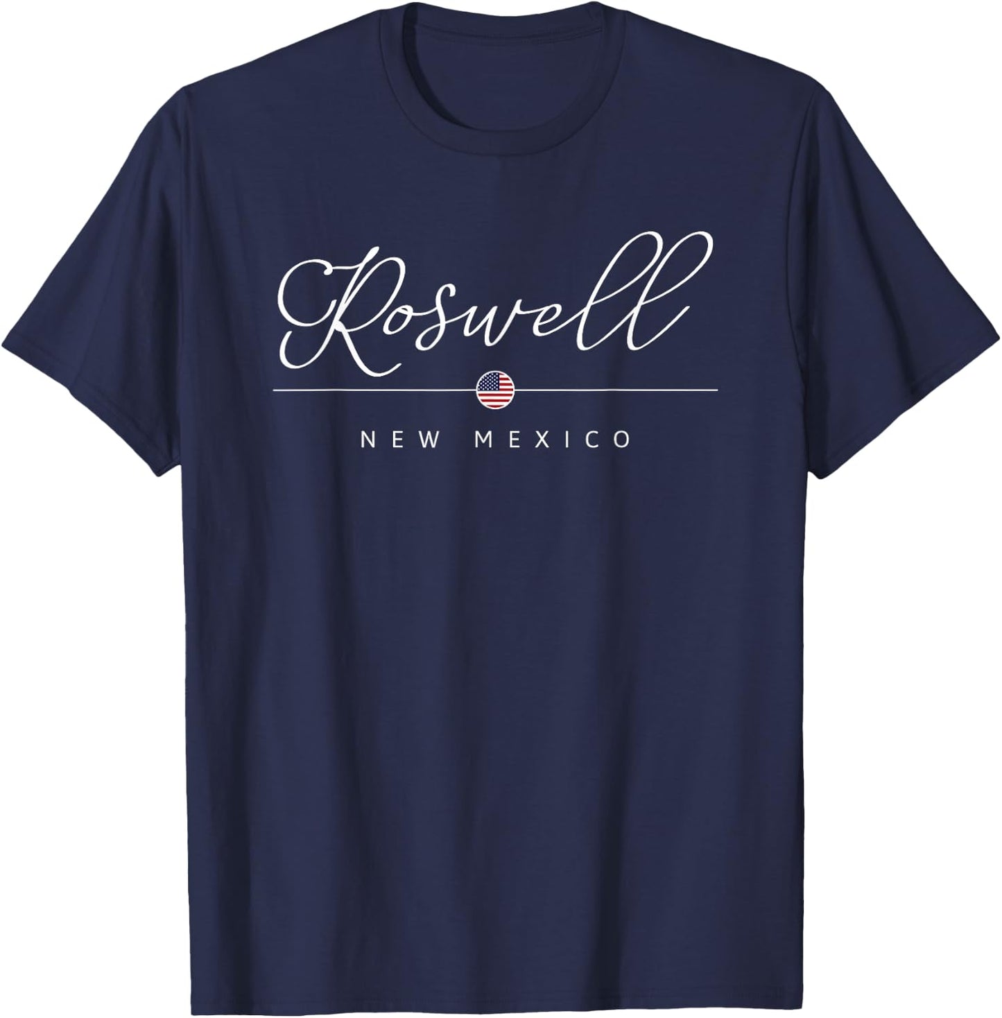 Roswell New Mexico NM on Roswell T-Shirt - T-Shirt | Navy