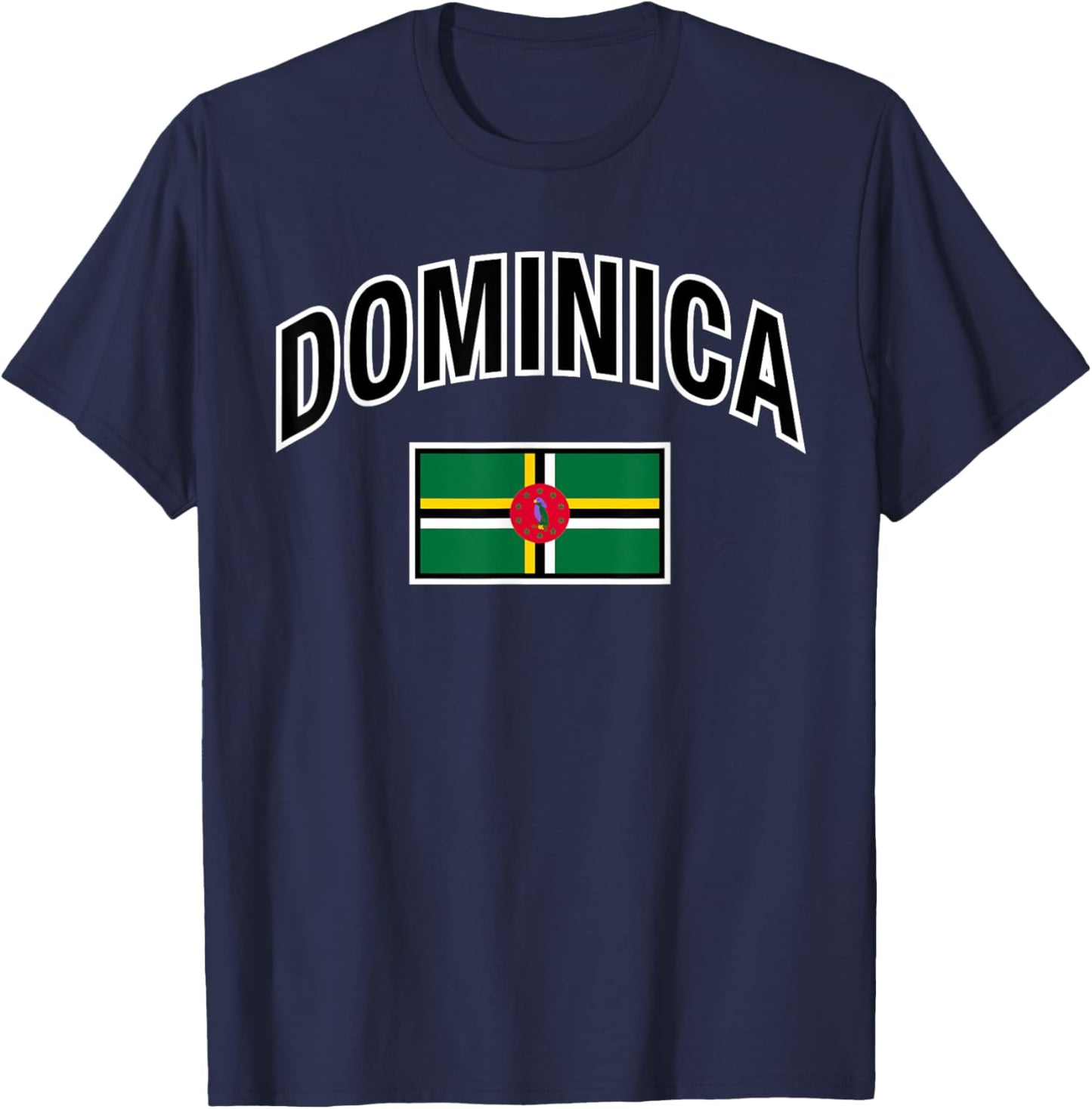Dominica Flag Proud Dominican T-Shirt - T-Shirt | Navy