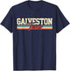Galveston Texas Retro Vintage T-Shirt - T-Shirt | Navy