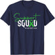 Support Squad Mental Health Awareness Matters Green Ribbon T-Shirt - T-Shirt | Navy