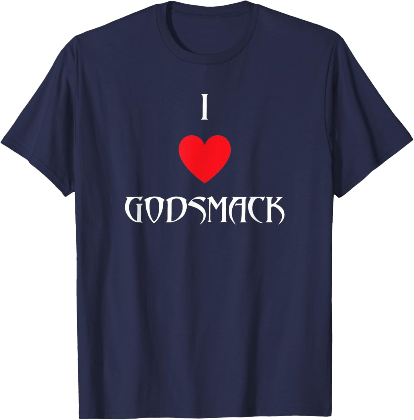 Godsmack – I Heart Godsmack T-Shirt - T-Shirt | Navy