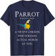 Cool Bird Gifts Funny Pet Parrot Definition Macaw T-Shirt - T-Shirt | Navy