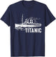 RMS Titanic Ship Perfect Gift Youth Vintage Titanic T-Shirt - T-Shirt | Navy