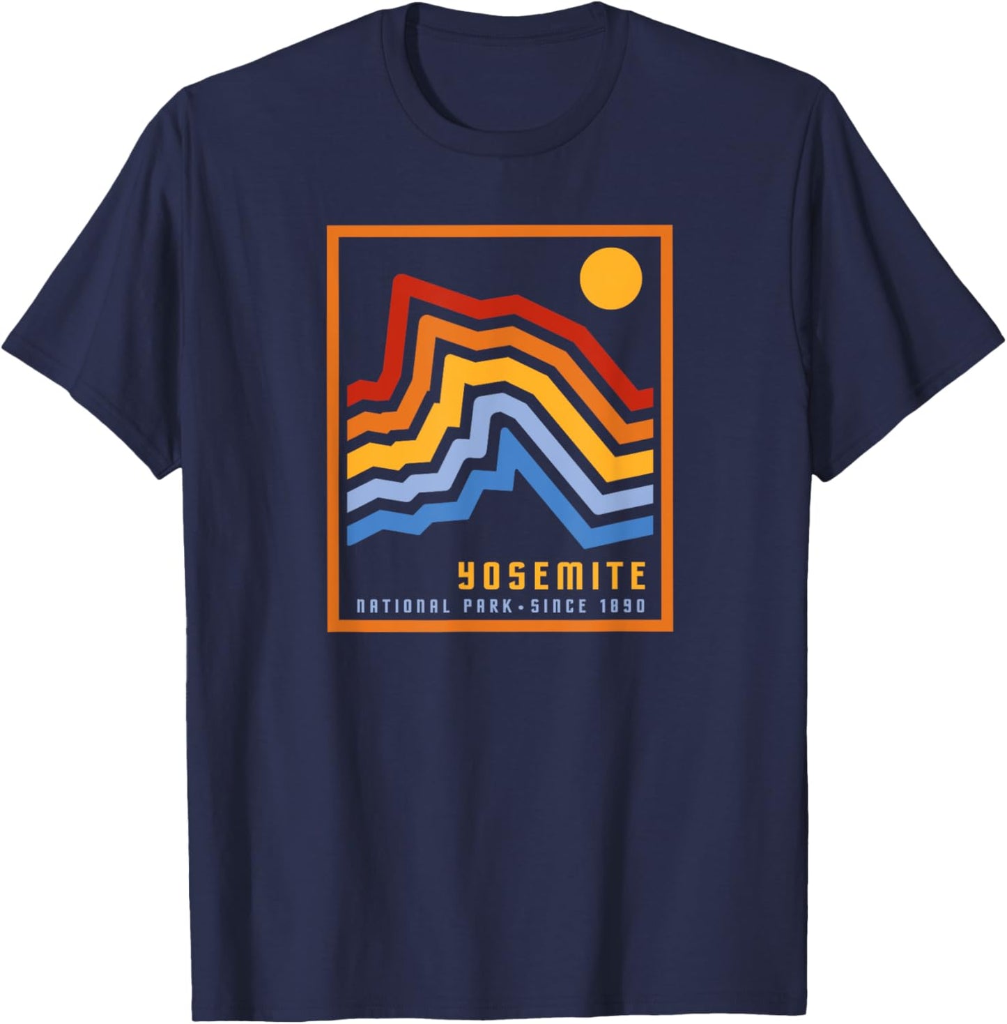 Yosemite National Park Vintage T-Shirt - T-Shirt | Navy