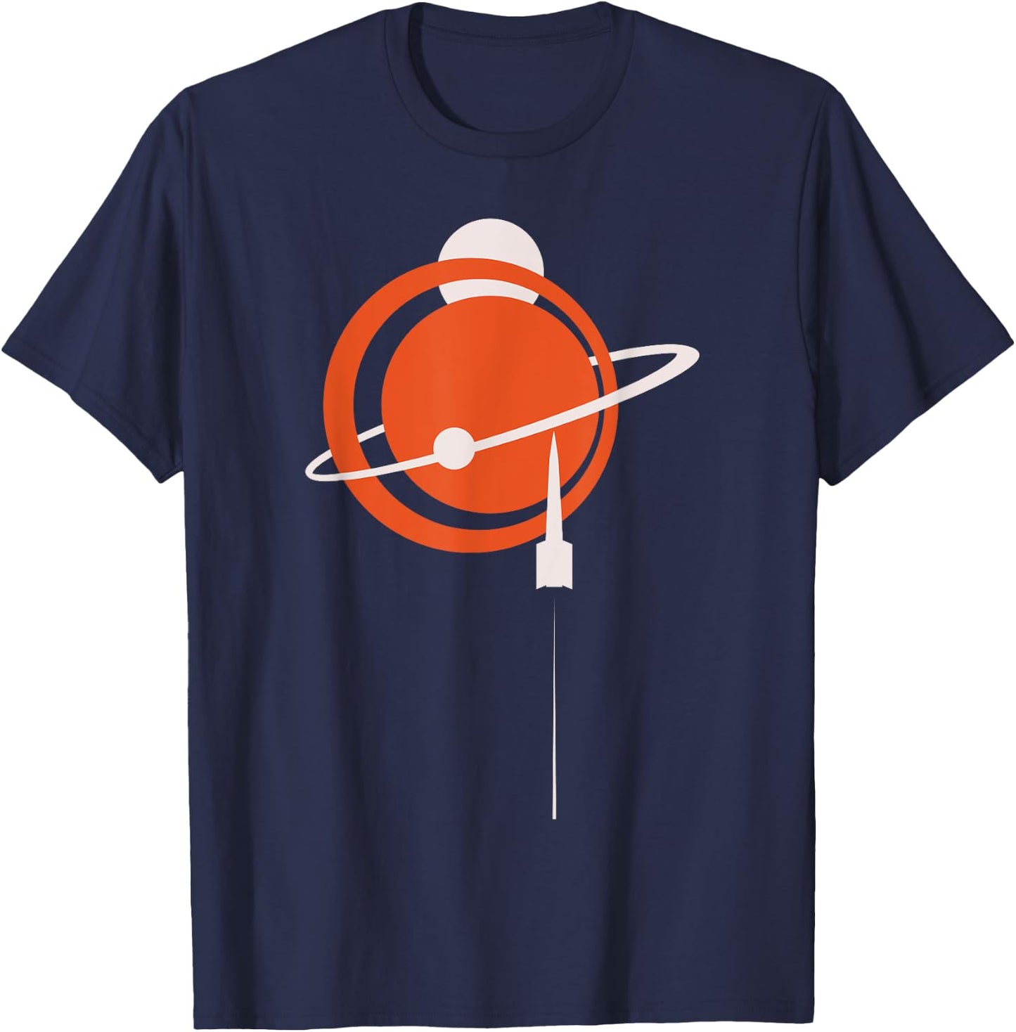 Vintage Sputnik USSR Soviet Union Soviet Propaganda T-Shirt - T-Shirt | Navy