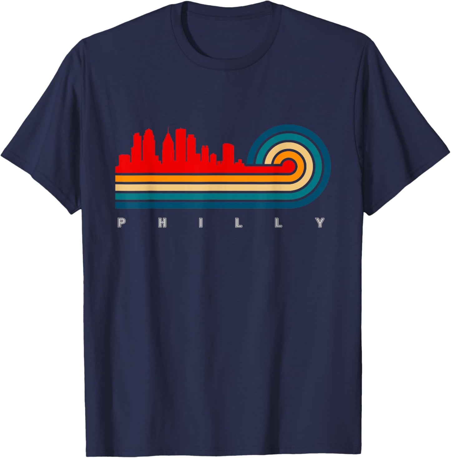 City of Philly Philadelphia Pennsylvania T-Shirt - T-Shirt | Navy
