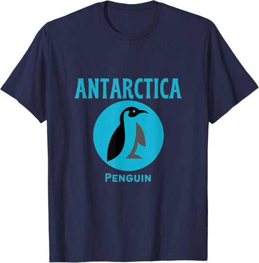 Antarctica Penguin, Antarctic Travel Tops & Accessories T-Shirt - T-Shirt | Navy