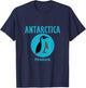 Antarctica Penguin, Antarctic Travel Tops & Accessories T-Shirt - T-Shirt | Navy