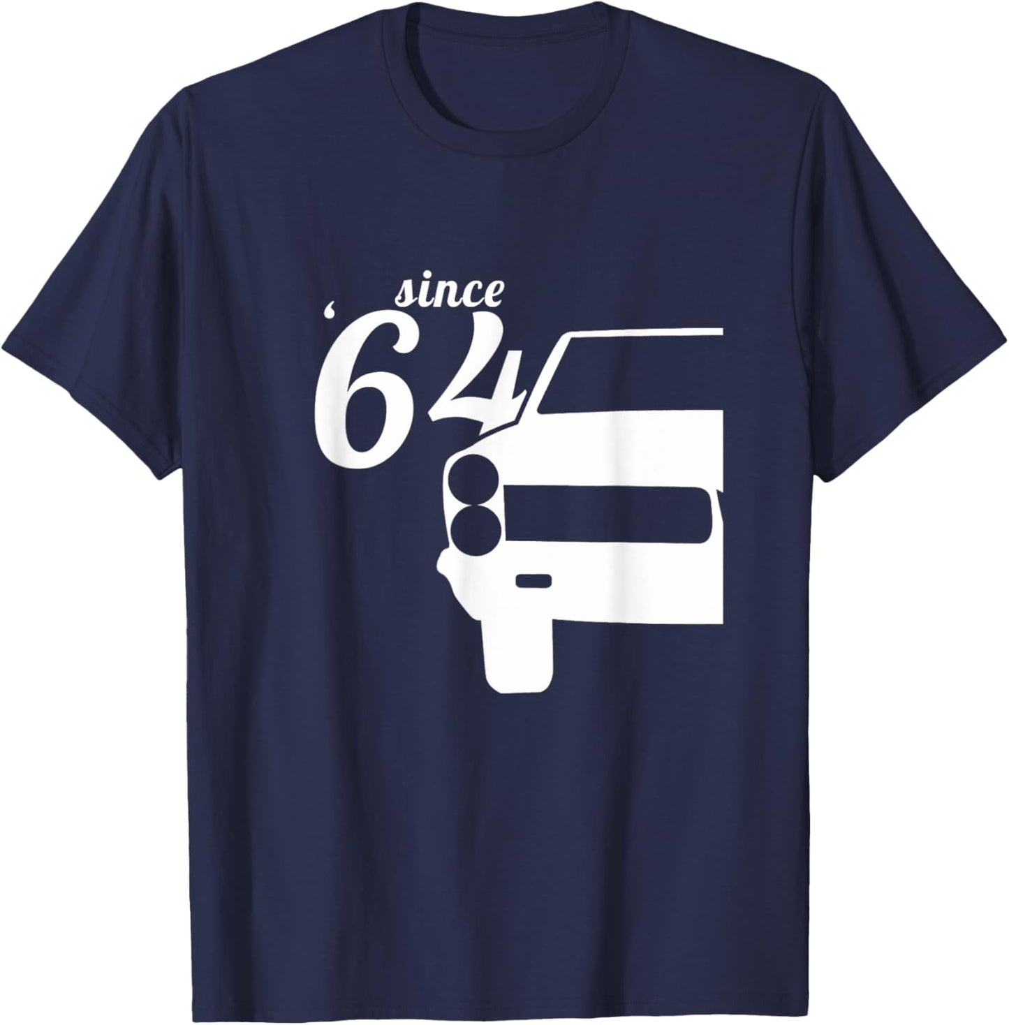 1964 64 GTO Classic Car Old School Muscle Car T-Shirt - T-Shirt | Navy
