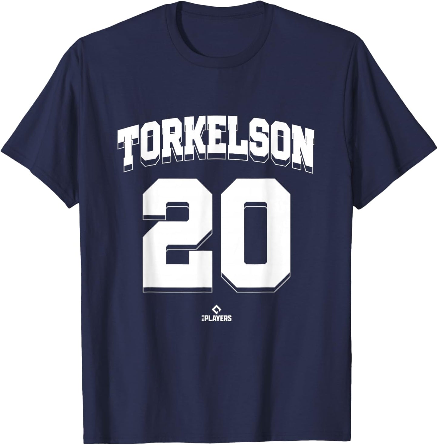 Spencer Torkelson 20 Detroit MLBPA T-Shirt - T-Shirt | Navy