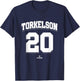 Spencer Torkelson 20 Detroit MLBPA T-Shirt - T-Shirt | Navy