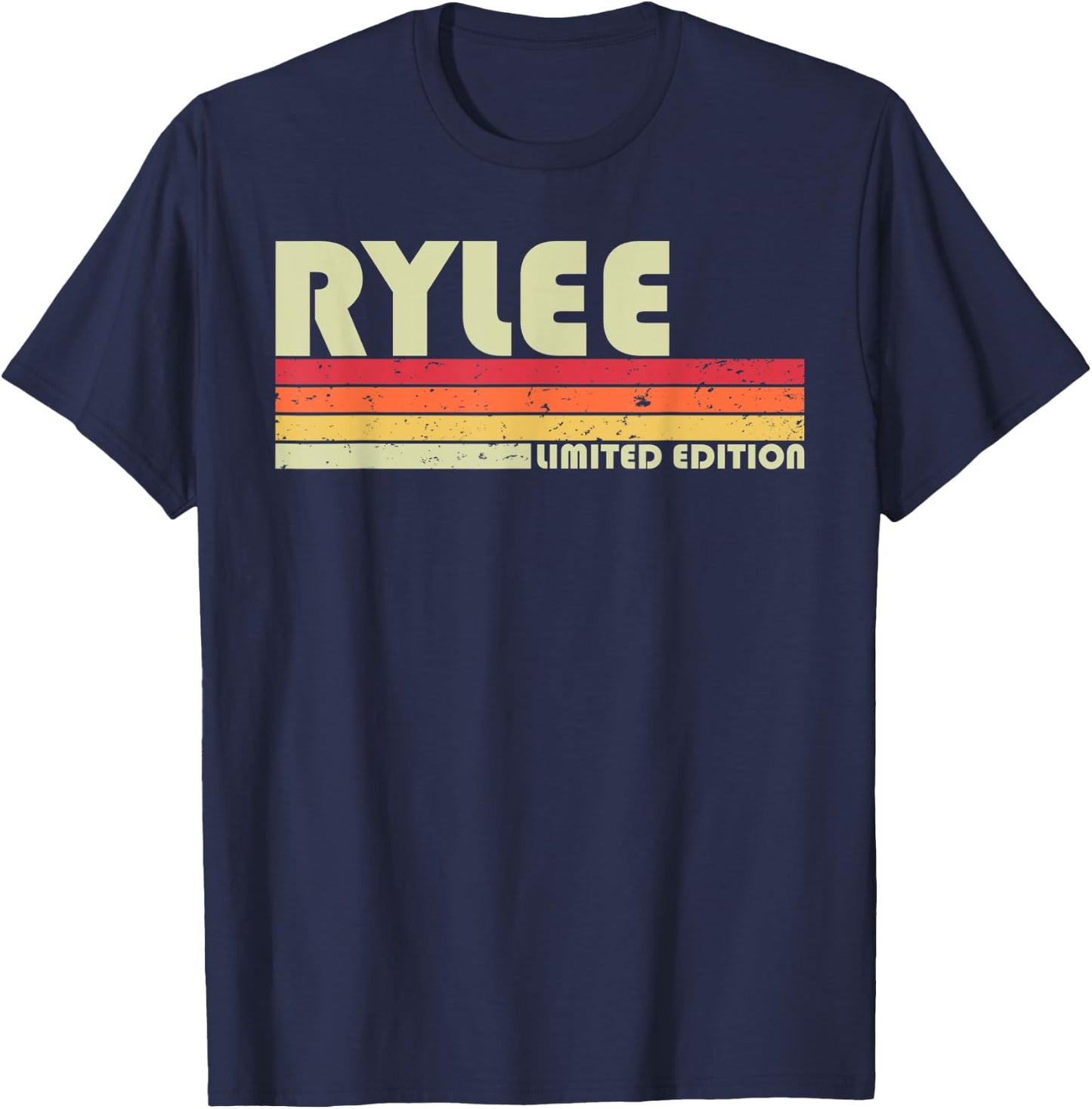 RYLEE Gift Name Personalized Retro Vintage 80s 90s Birthday T-Shirt - T-Shirt | Navy