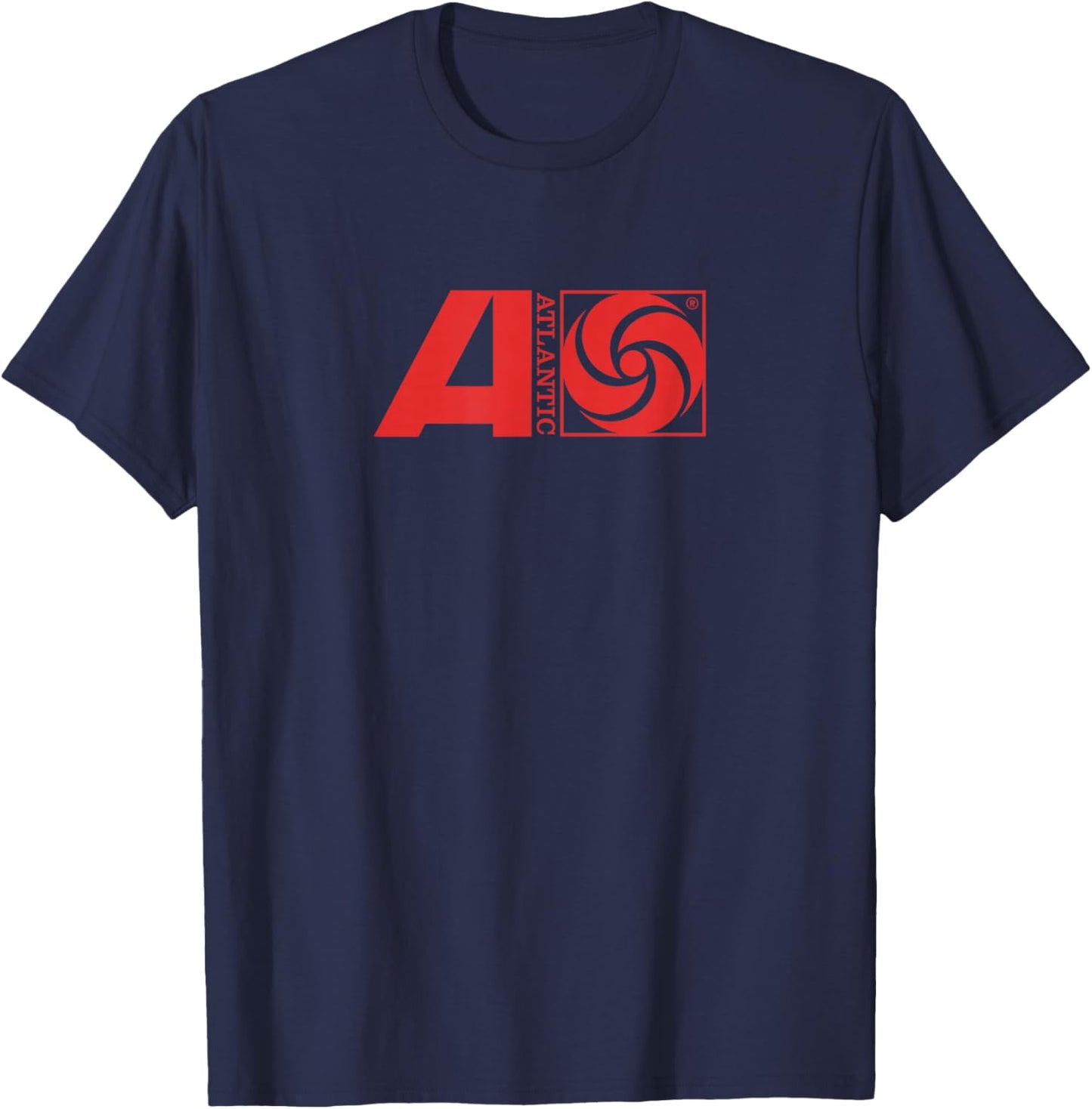 Atlantic Records Red Logo T-Shirt - T-Shirt | Navy