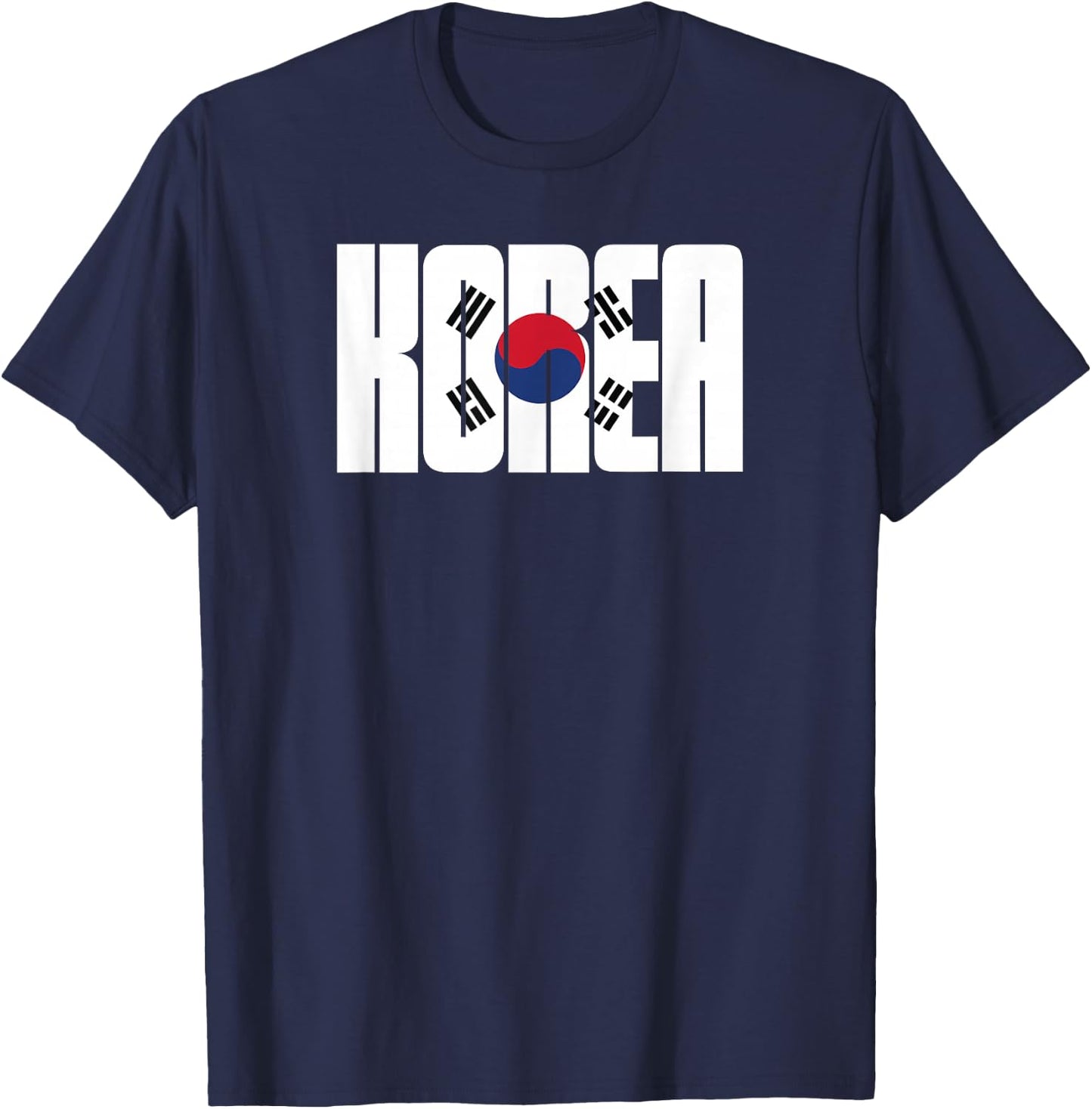 Patriotic Korean South Korea Shirt T-Shirt - T-Shirt | Navy