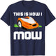 Remote Control Robot Mower Cool Automatic Robotic Lawn Mower T-Shirt - T-Shirt | Navy