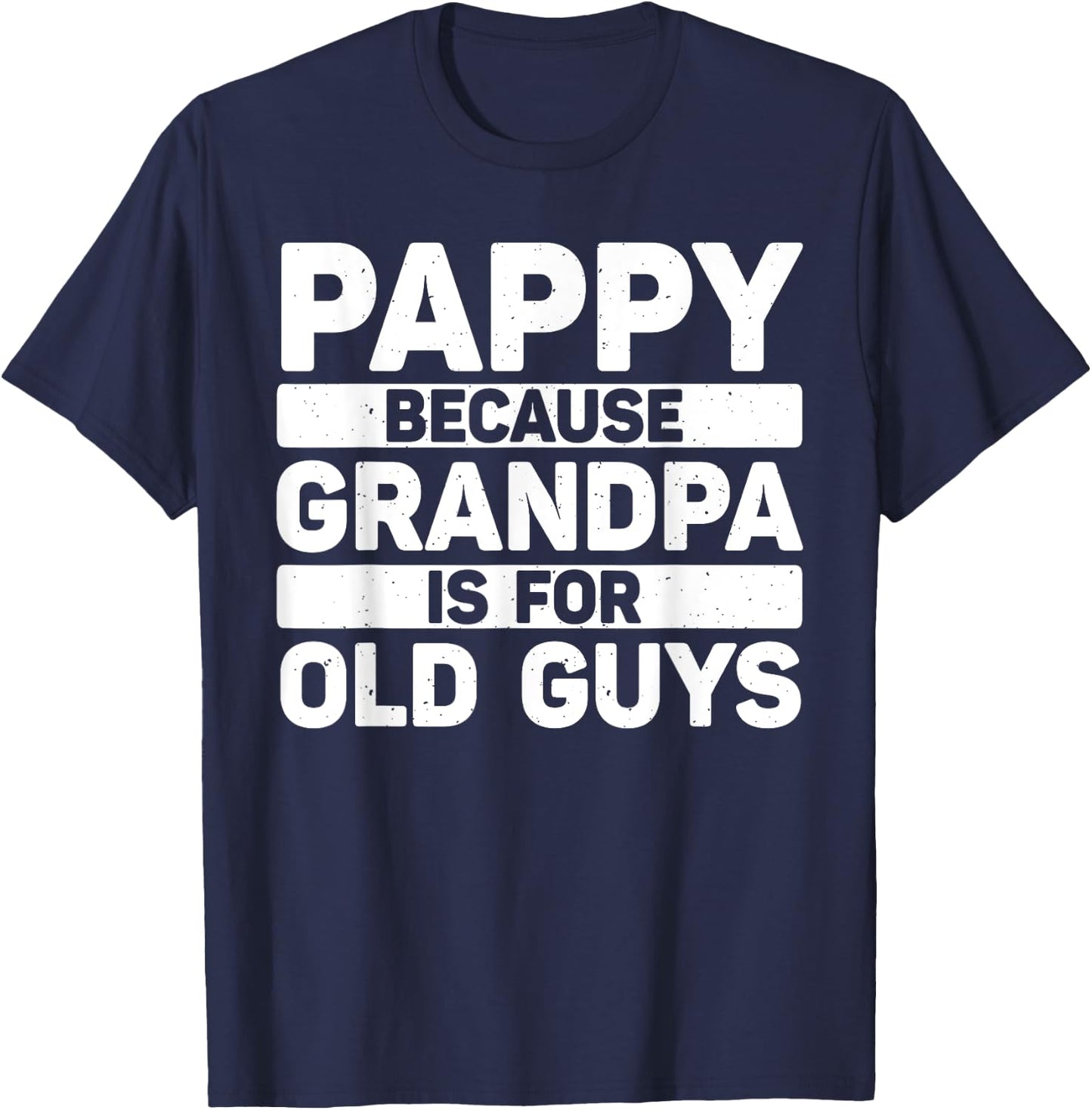 Pappy Design For Grandpa From Grandkids Father's Day Pappy T-Shirt - T-Shirt | Navy
