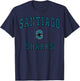 Santiago High School Sharks C1 T-Shirt - T-Shirt | Navy