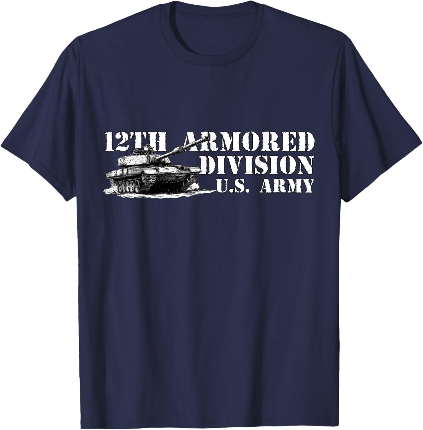 12th Armored Division Hellcat Division Retro Veterans Day Men Women Kids T-Shirt - T-Shirt | Navy