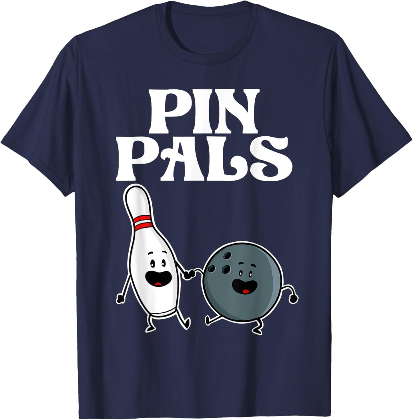 Bowling Pin Pals T-Shirt - T-Shirt | Navy