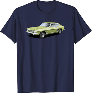 British Classic Car Capri sports car T-Shirt - T-Shirt | Navy
