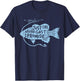 Just One More Cast I Promise Fishing Angler Gift T-Shirt - T-Shirt | Navy
