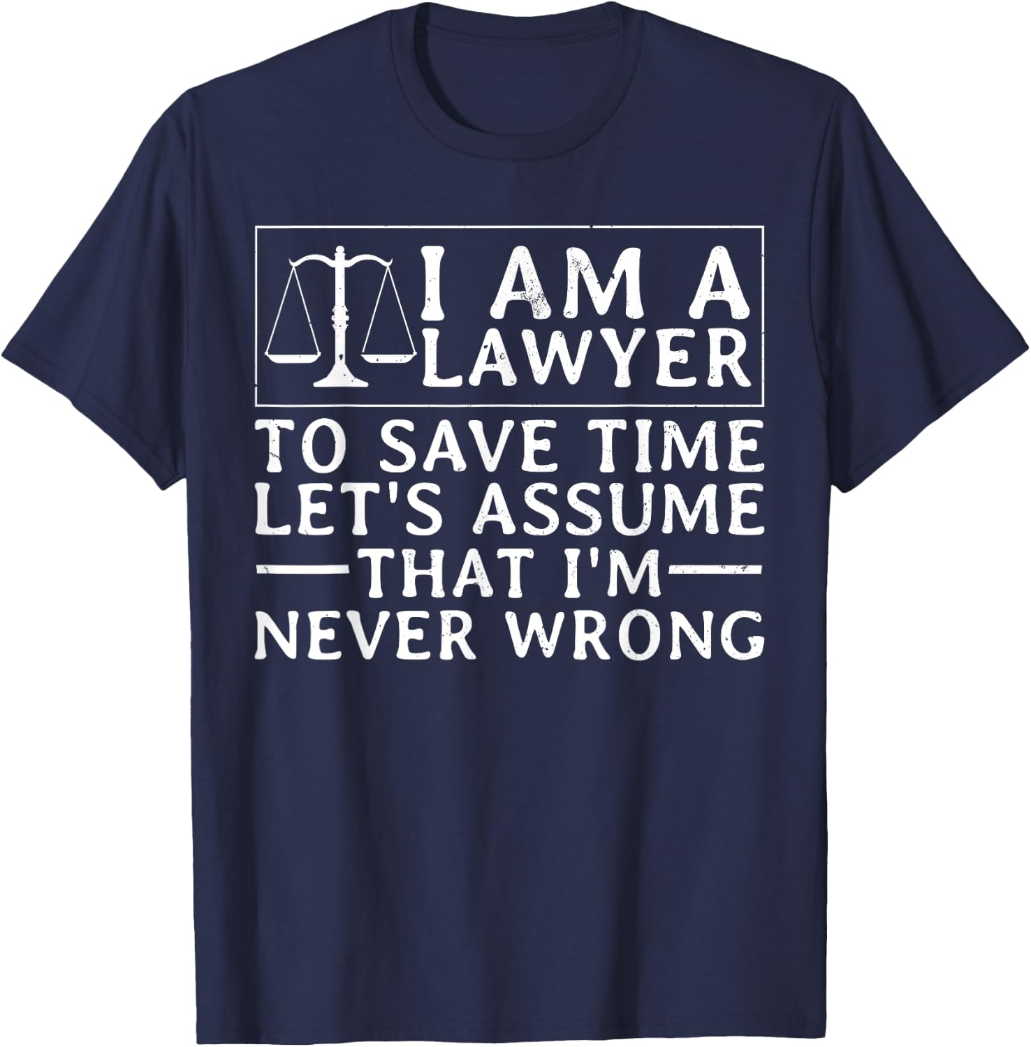 Cool Lawyer Design Women Attorney Law School Lawyer T-Shirt - T-Shirt | Navy