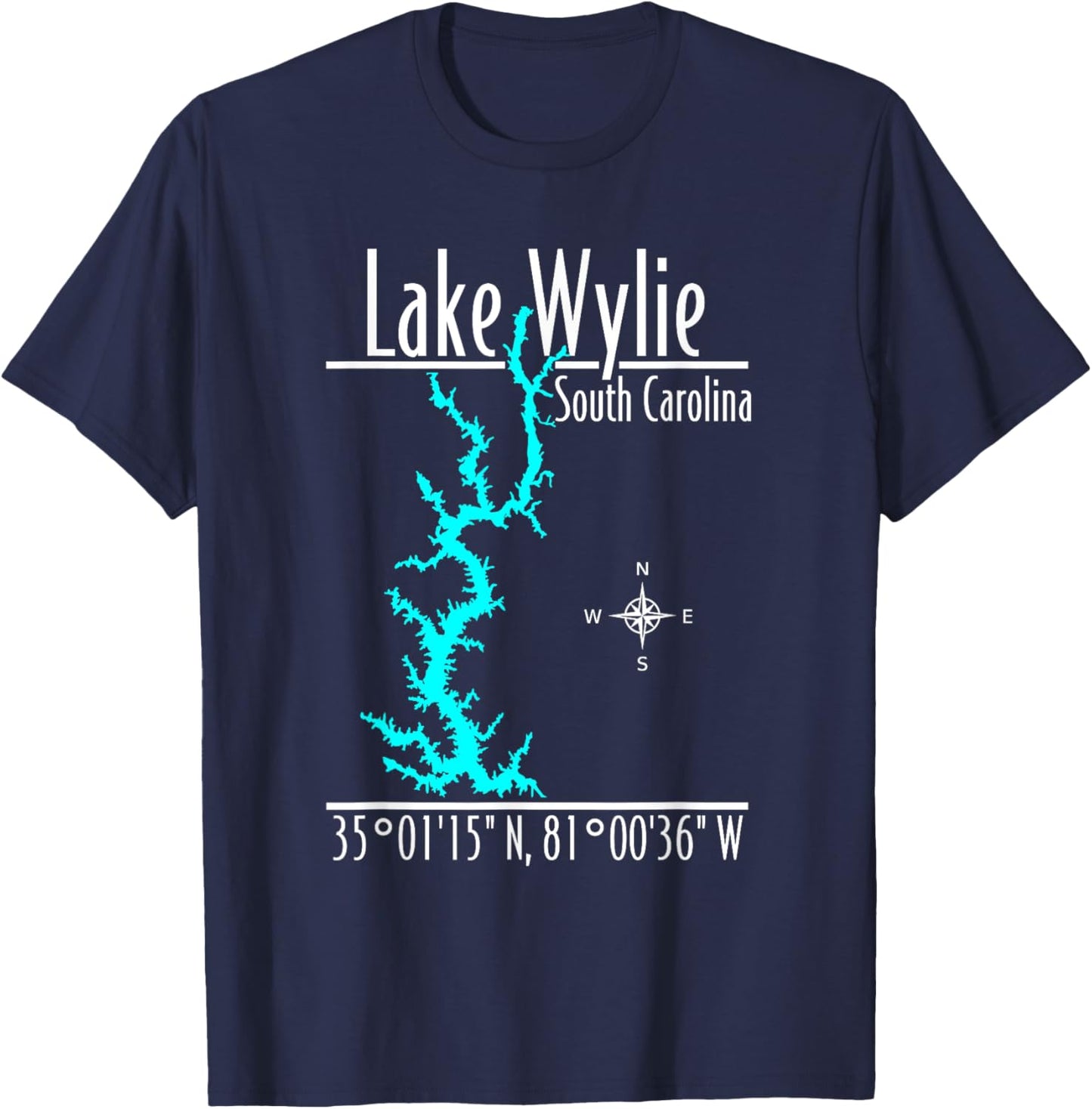 Lake Wylie - South Carolina T-Shirt - T-Shirt | Navy