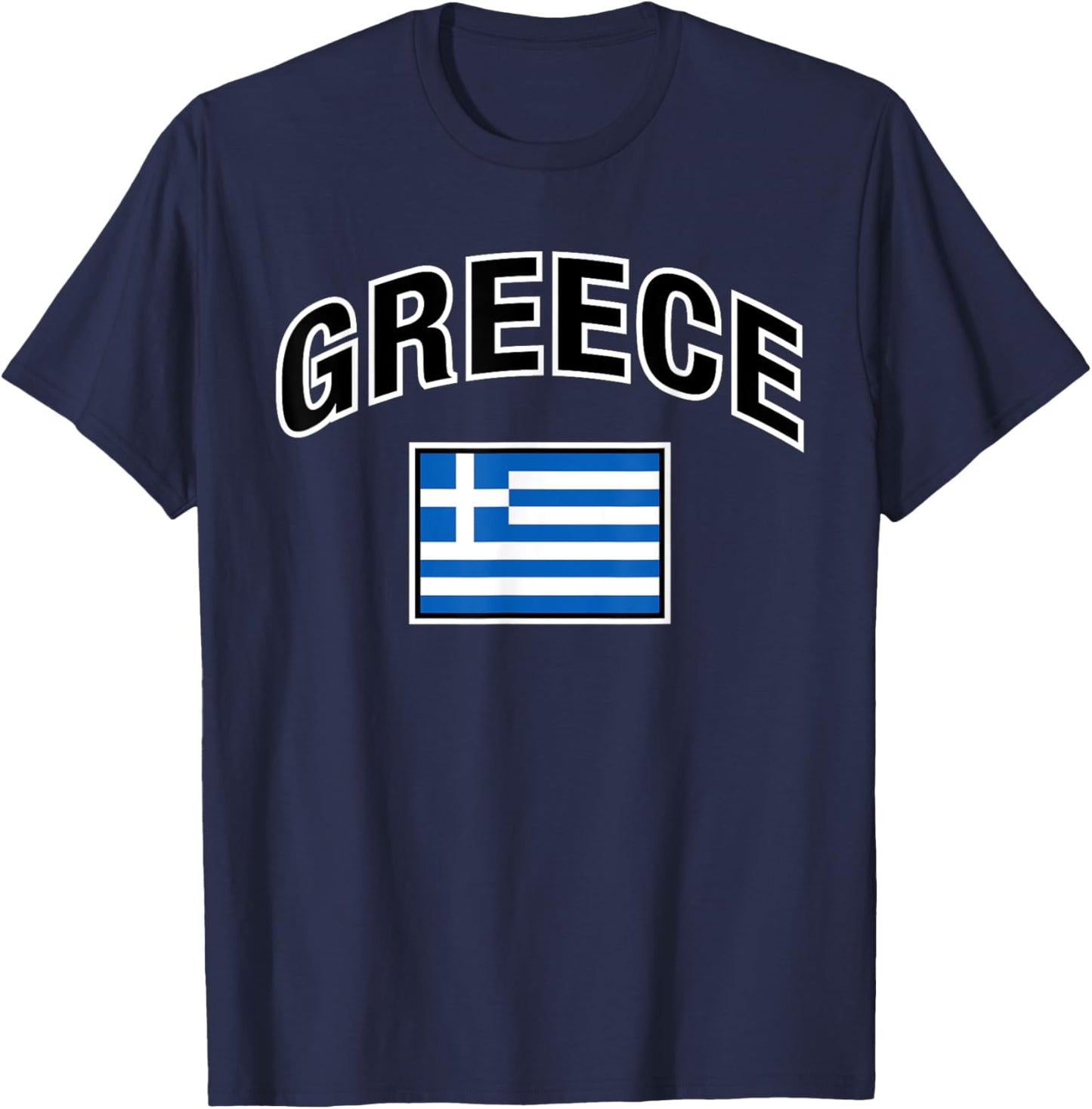 Greece Flag Proud Greek T-Shirt - T-Shirt | Navy