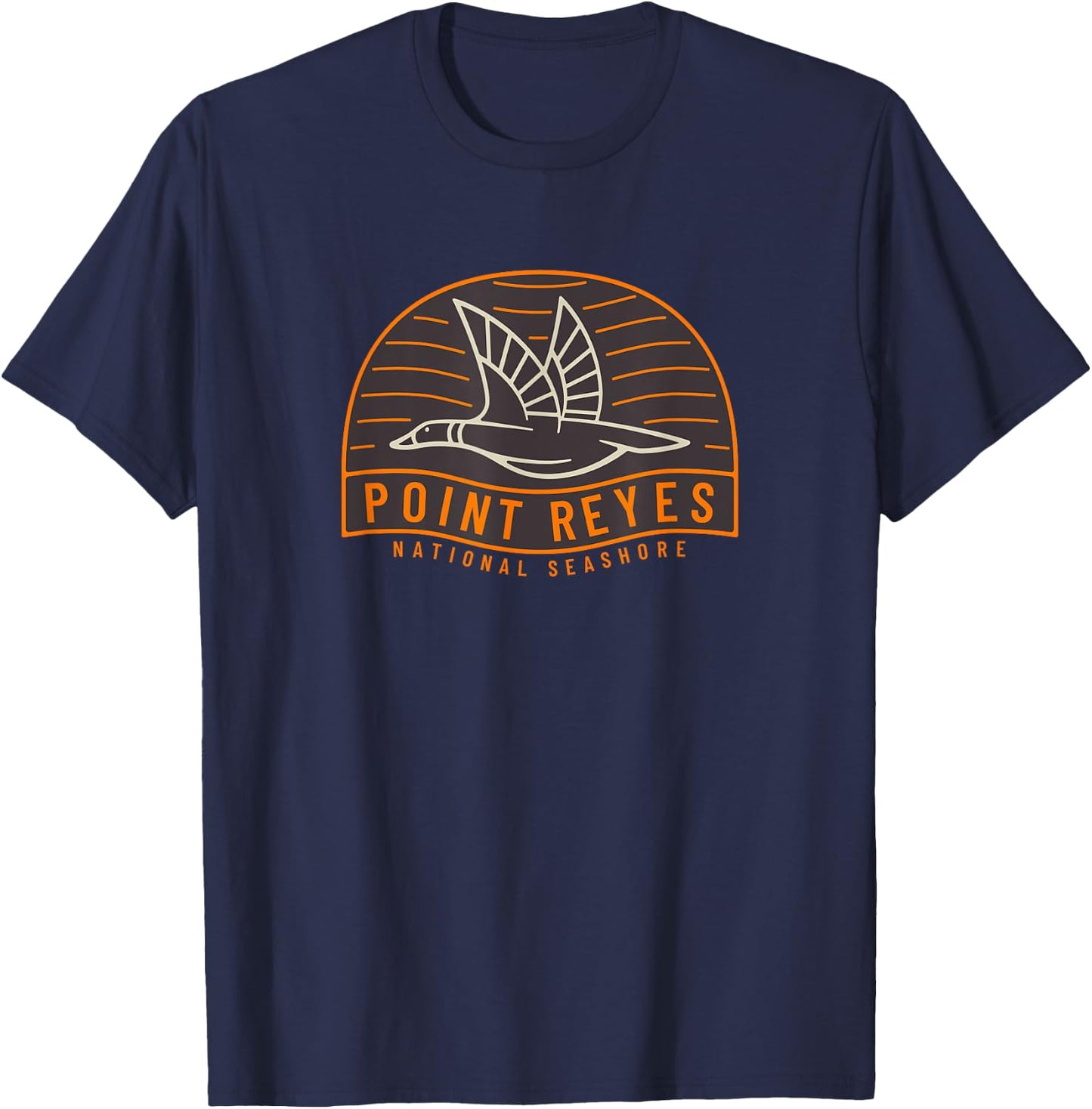 Point Reyes National Seashore Souvenir Bird Watcher Gift T-Shirt - T-Shirt | Navy