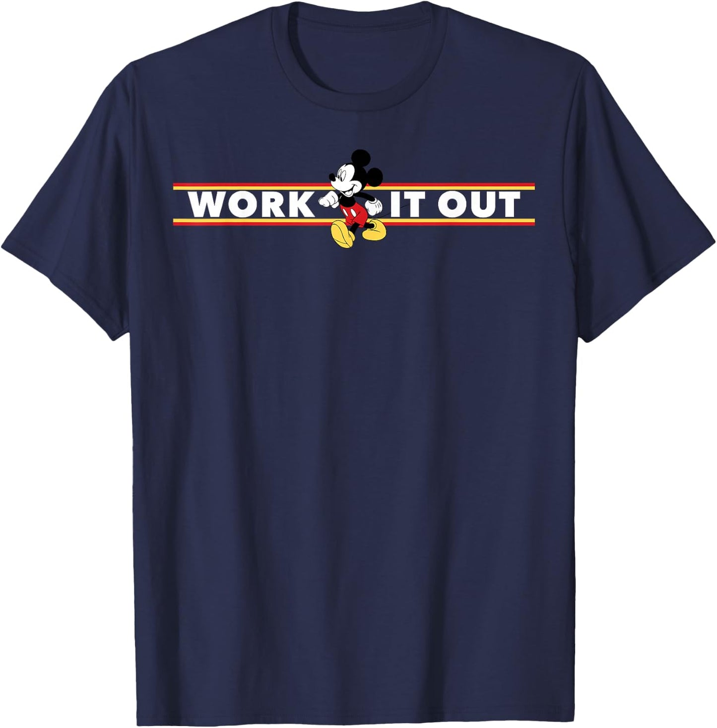 Disney Mickey Mouse Work It Out T-Shirt - T-Shirt | Navy