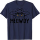 Meowdy Cat Cowboy Funny Meme Country Texas Men Women Kids T-Shirt - T-Shirt | Navy