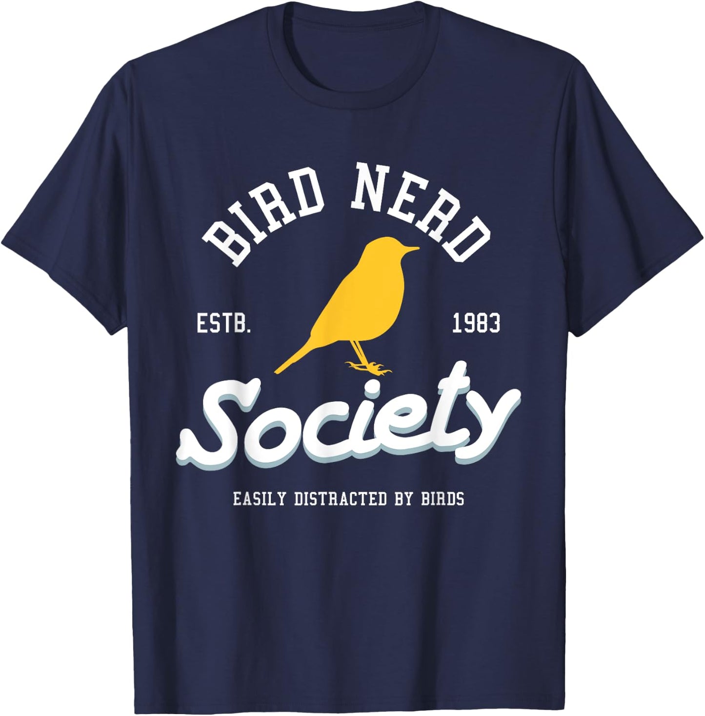 Bird Nerd Bird Watching T Shirts & Apparel Bi T-Shirt - T-Shirt | Navy