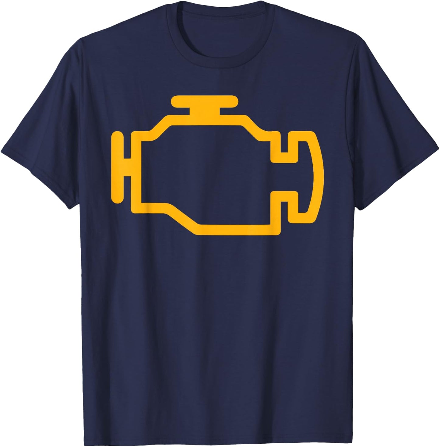 Check Engine Light T-Shirt - T-Shirt | Navy