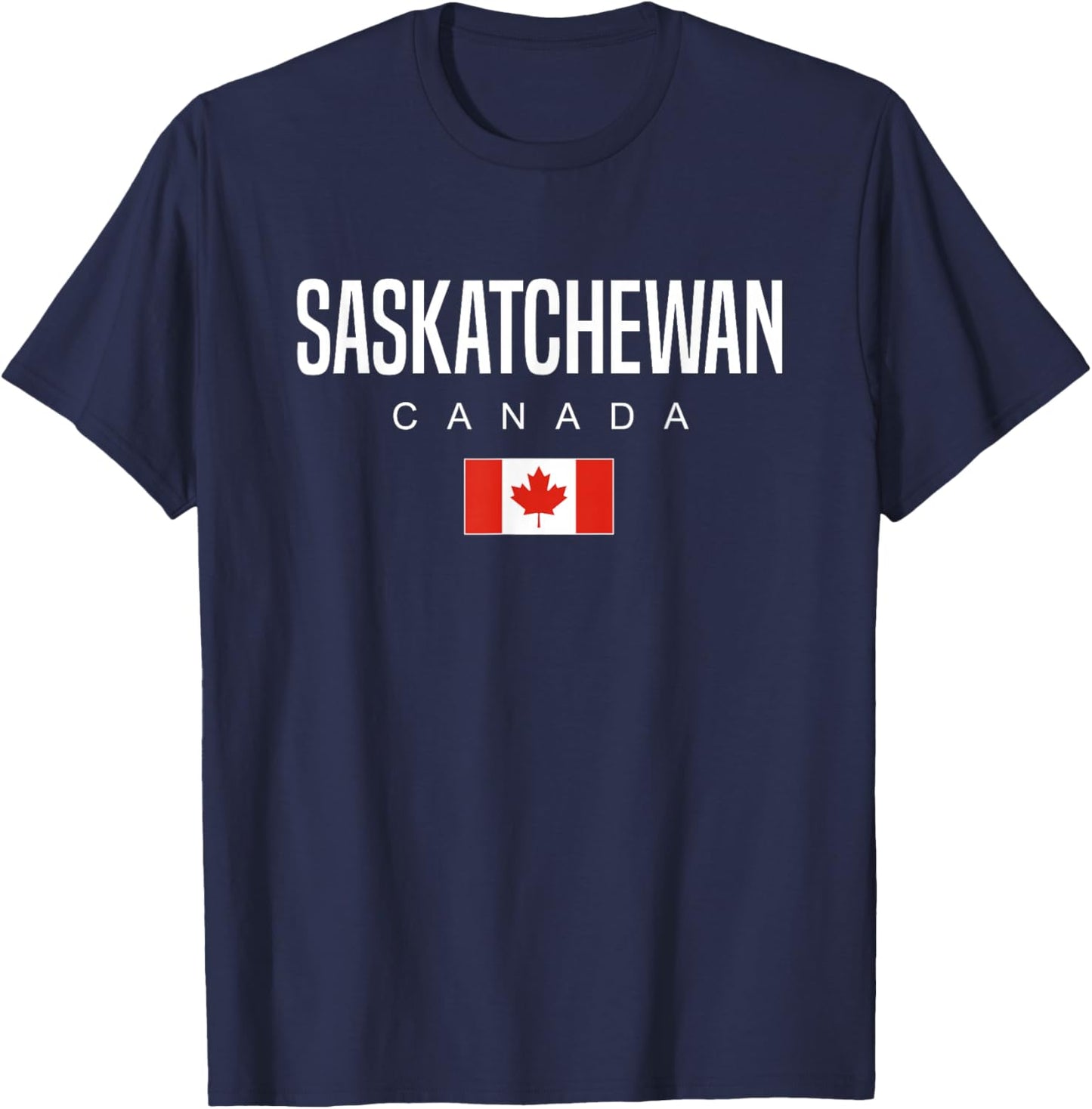 Provinces and Territories of Canada Saskatchewan Canada T-Shirt - T-Shirt | Navy