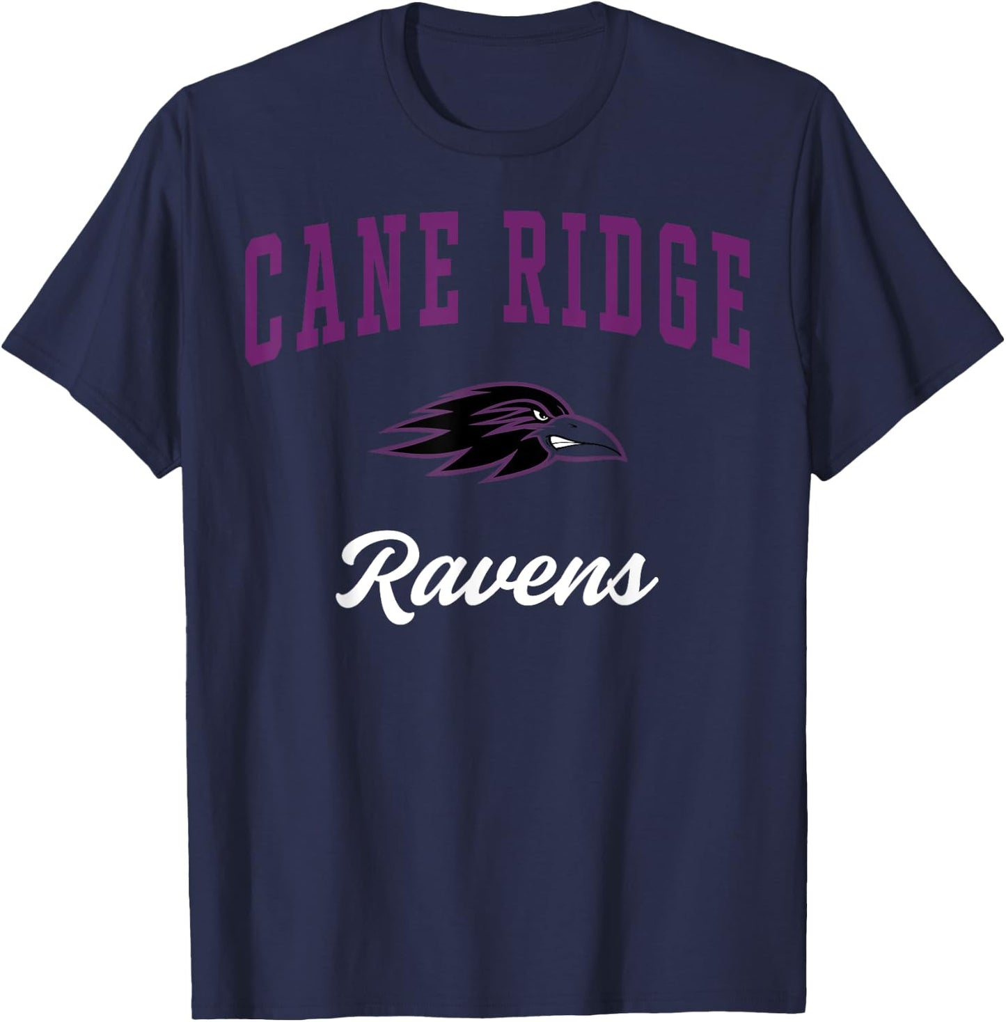 Cane Ridge High School Ravens C3 T-Shirt - T-Shirt | Navy