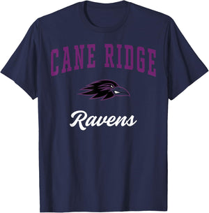 Cane Ridge High School Ravens C3 T-Shirt - T-Shirt | Navy