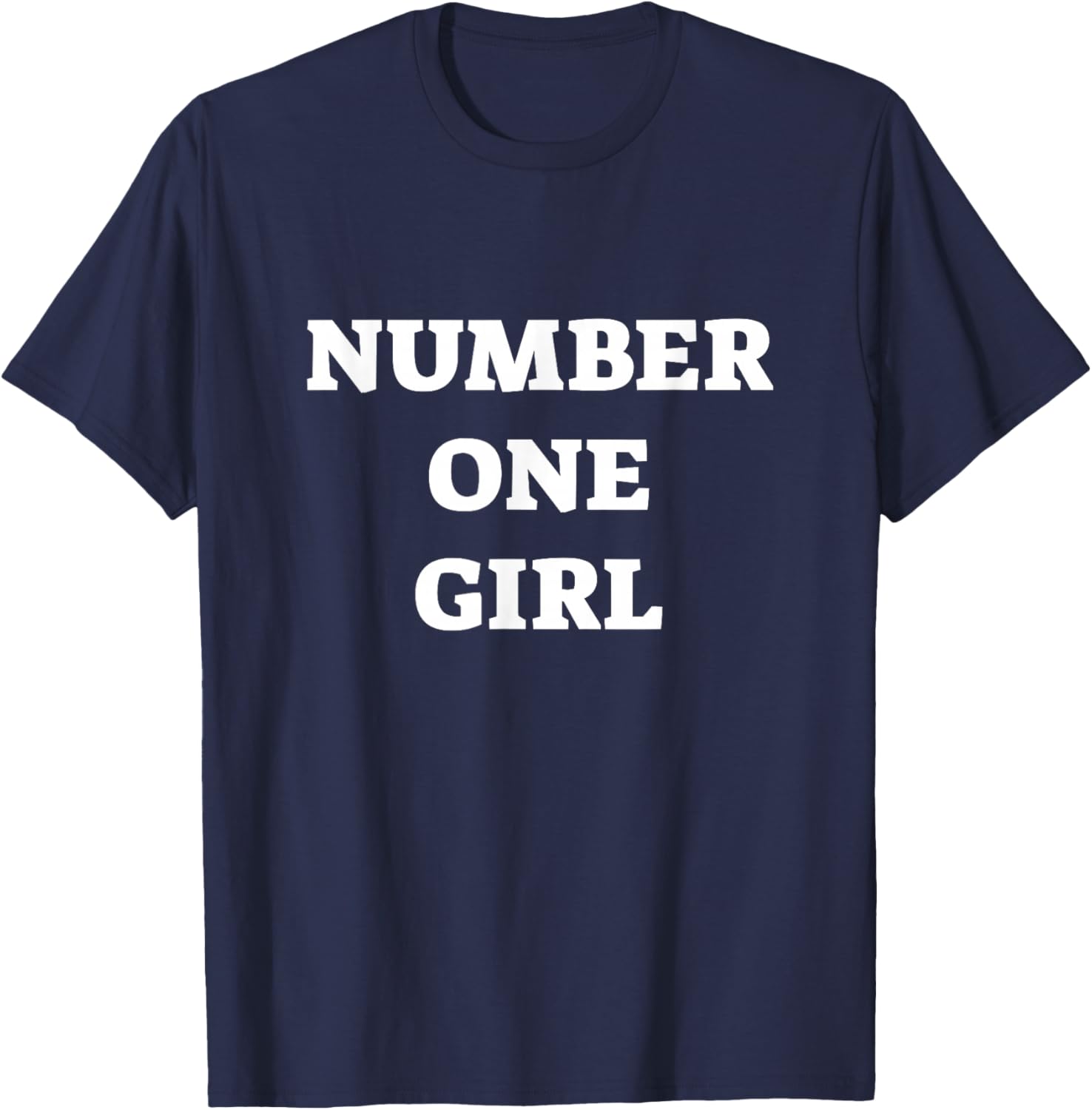 Number One Girl T-Shirt - T-Shirt | Navy