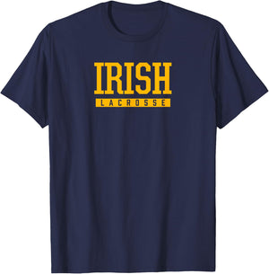 Notre Dame Irish Lacrosse HS T-Shirt - T-Shirt | Navy