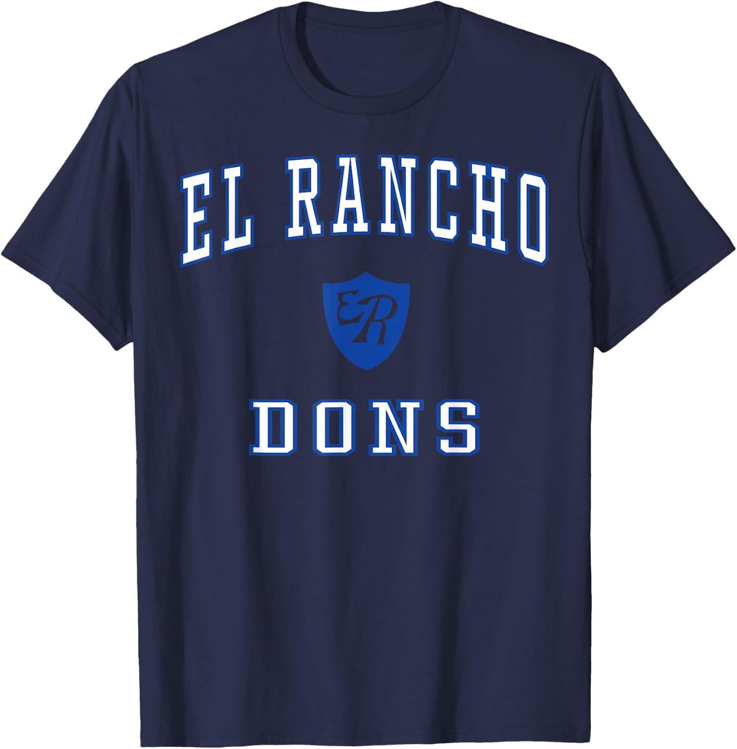 El Rancho High School Dons C1 T-Shirt - T-Shirt | Navy