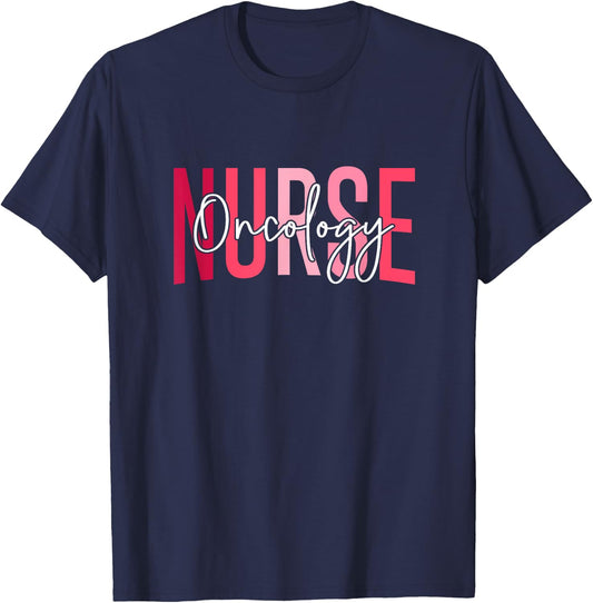 Funny Pediatric Hematology Oncology Nurse PEDS Hem Onc Nurse T-Shirt - T-Shirt | Navy