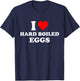 I Love Hard Boiled Eggs T-Shirt - T-Shirt | Navy