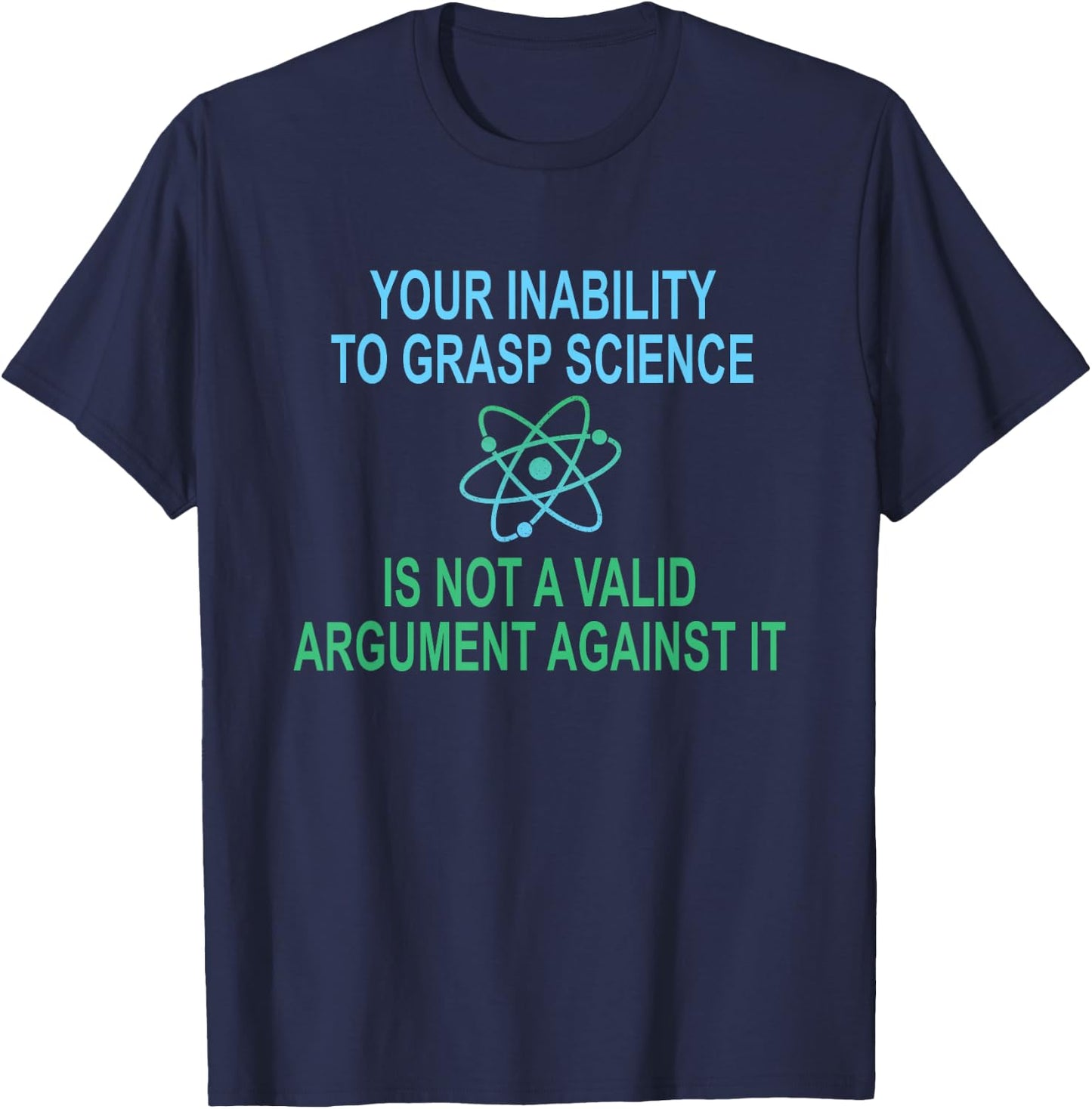 Flashcat Science Lover Political Activist Gifts Funny Pro Science Advocate Scientific Political Protest T-Shirt - T-Shirt | Navy