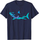 Shark Tie Dye Great White Shark T-Shirt - T-Shirt | Navy